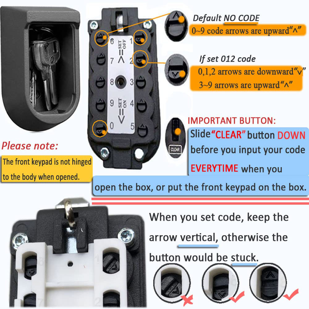 Wandmontage sleutelkluis met d - Lockbox Key Secure recensie en prijs