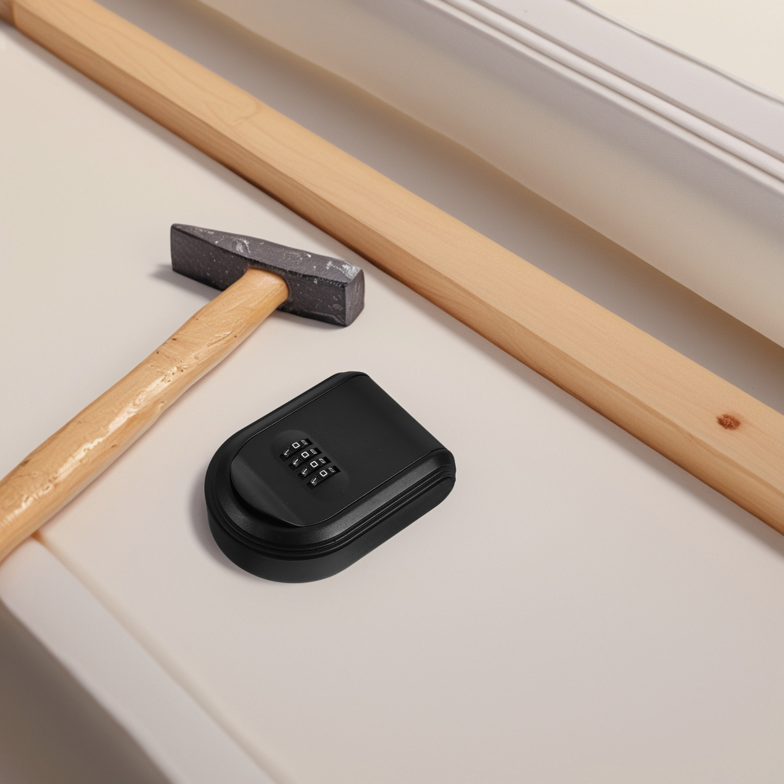 Wandmontage sleutelkast zwart  - Lockbox Key Secure recensie en prijs