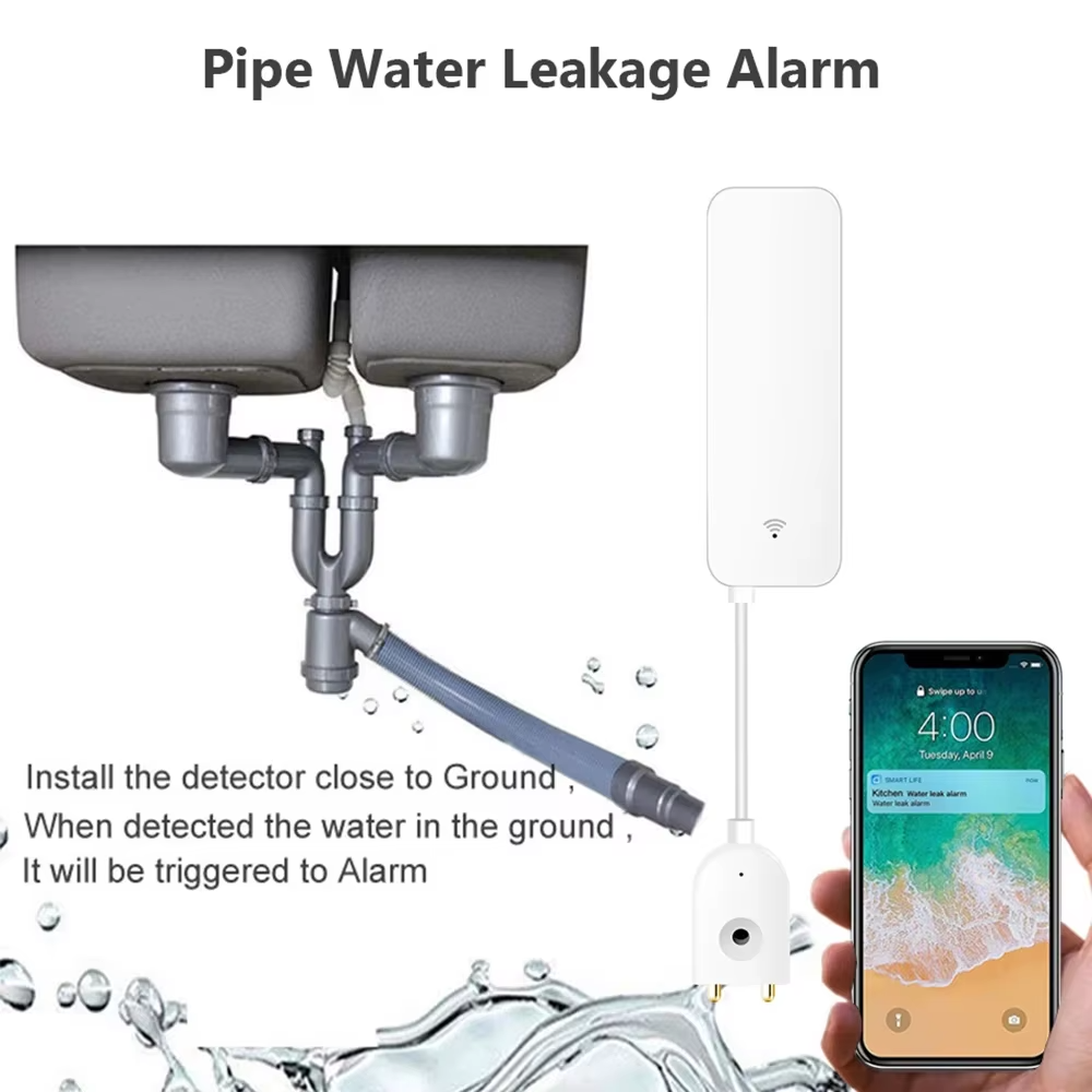ZigBee WiFi Waterleksensor Ove - Water Alarm Sensor recensie en prijs