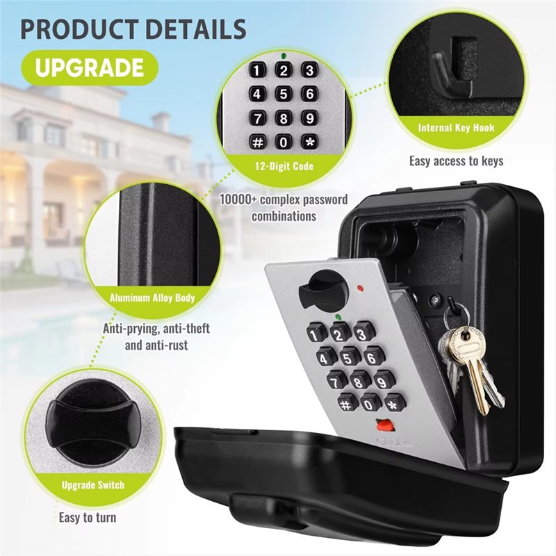 DIGIT-Waterproof Lock Box Keys - Lockbox Key Secure recensie en prijs