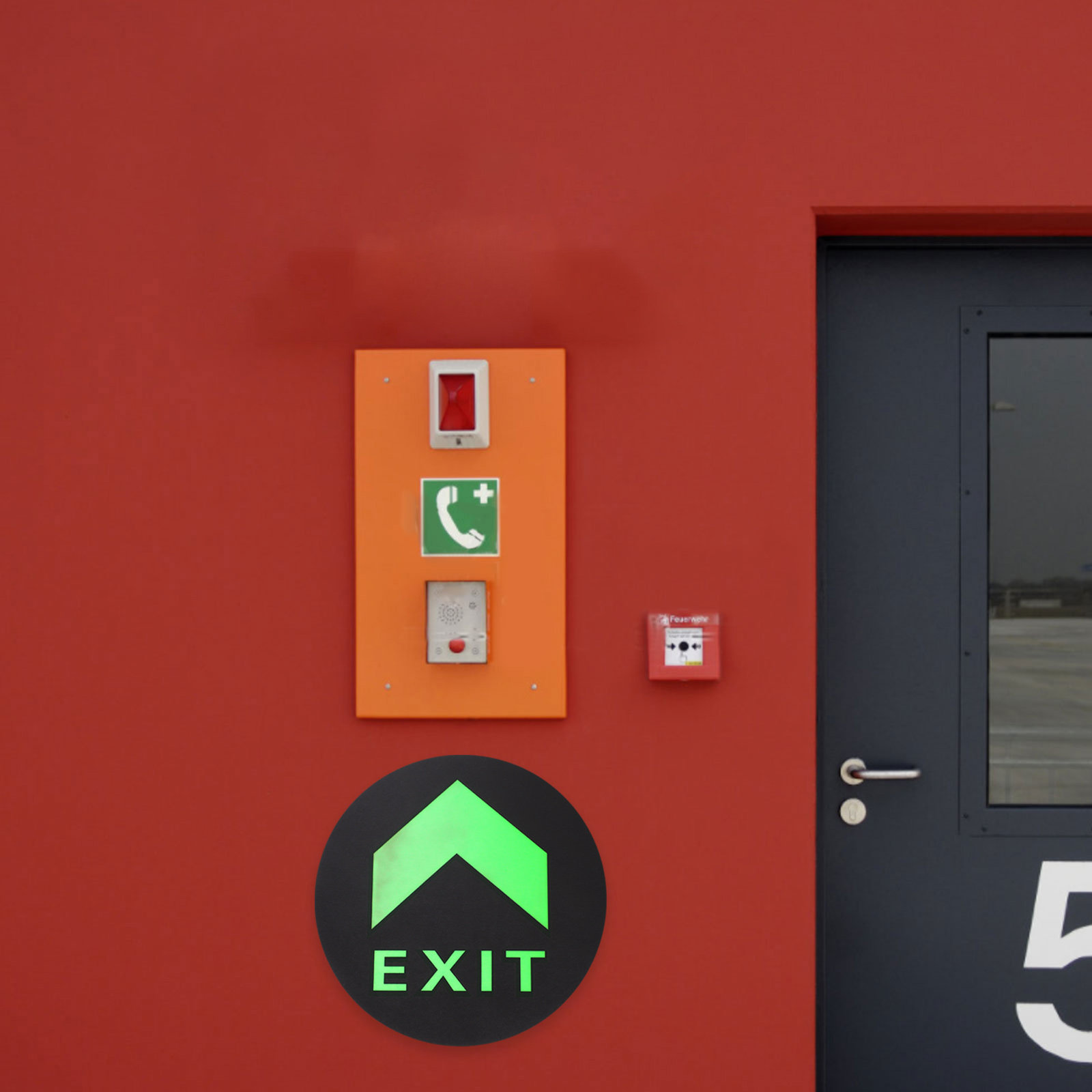 5 stuks nachtelijk lichtgevend - Emergency Exit Sign recensie en prijs