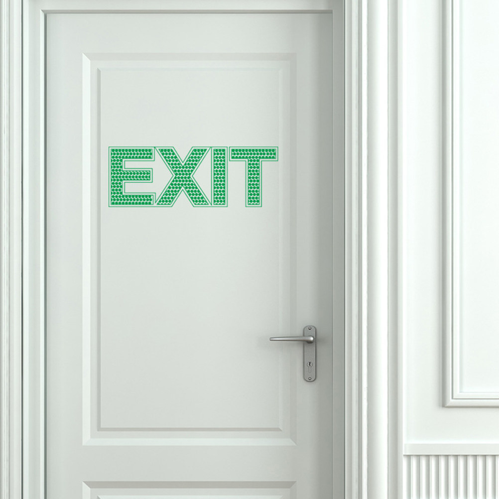Nooduitgang Wandsticker Lichtg - Emergency Exit Sign recensie en prijs