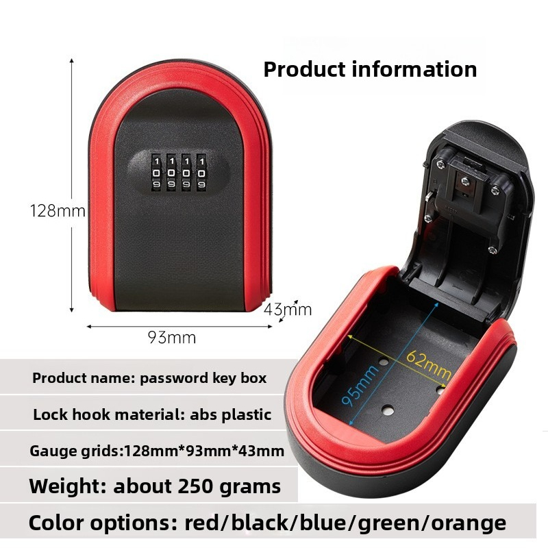 Plastic sleutelkastje met wach - Lockbox Key Secure recensie en prijs